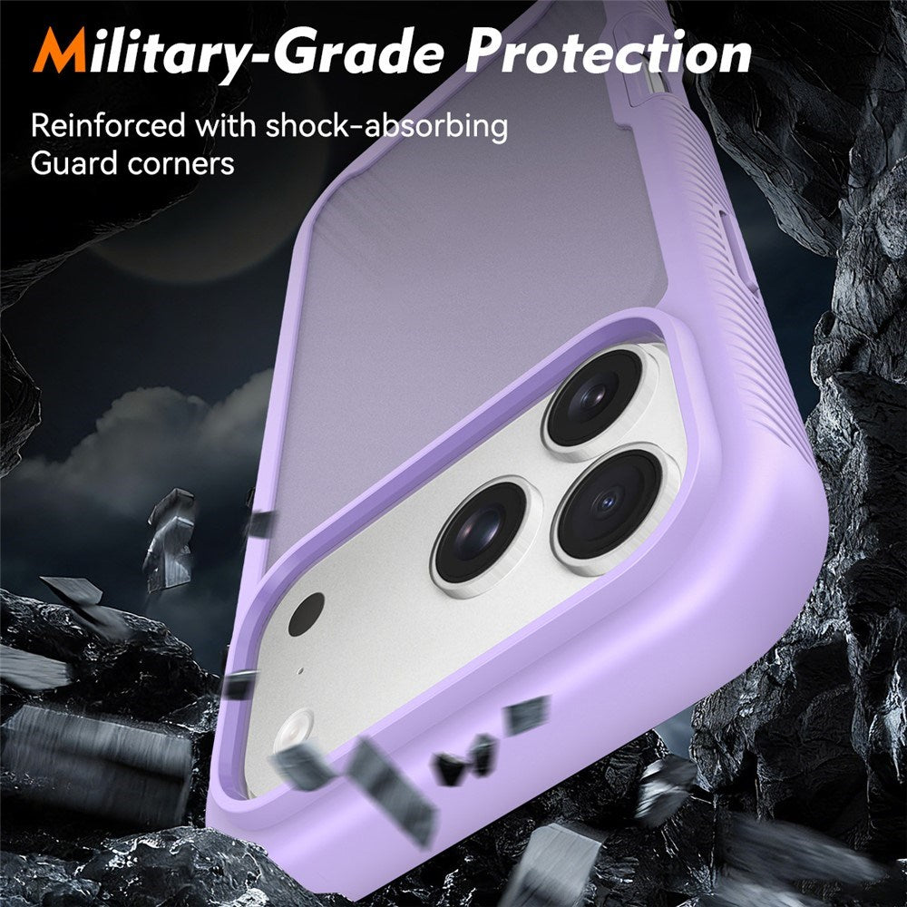 iPhone 18 Pro Max / 17 Pro Max EIDERWOOD Two-Piece Matte Hybrid Plastic Case - Purple