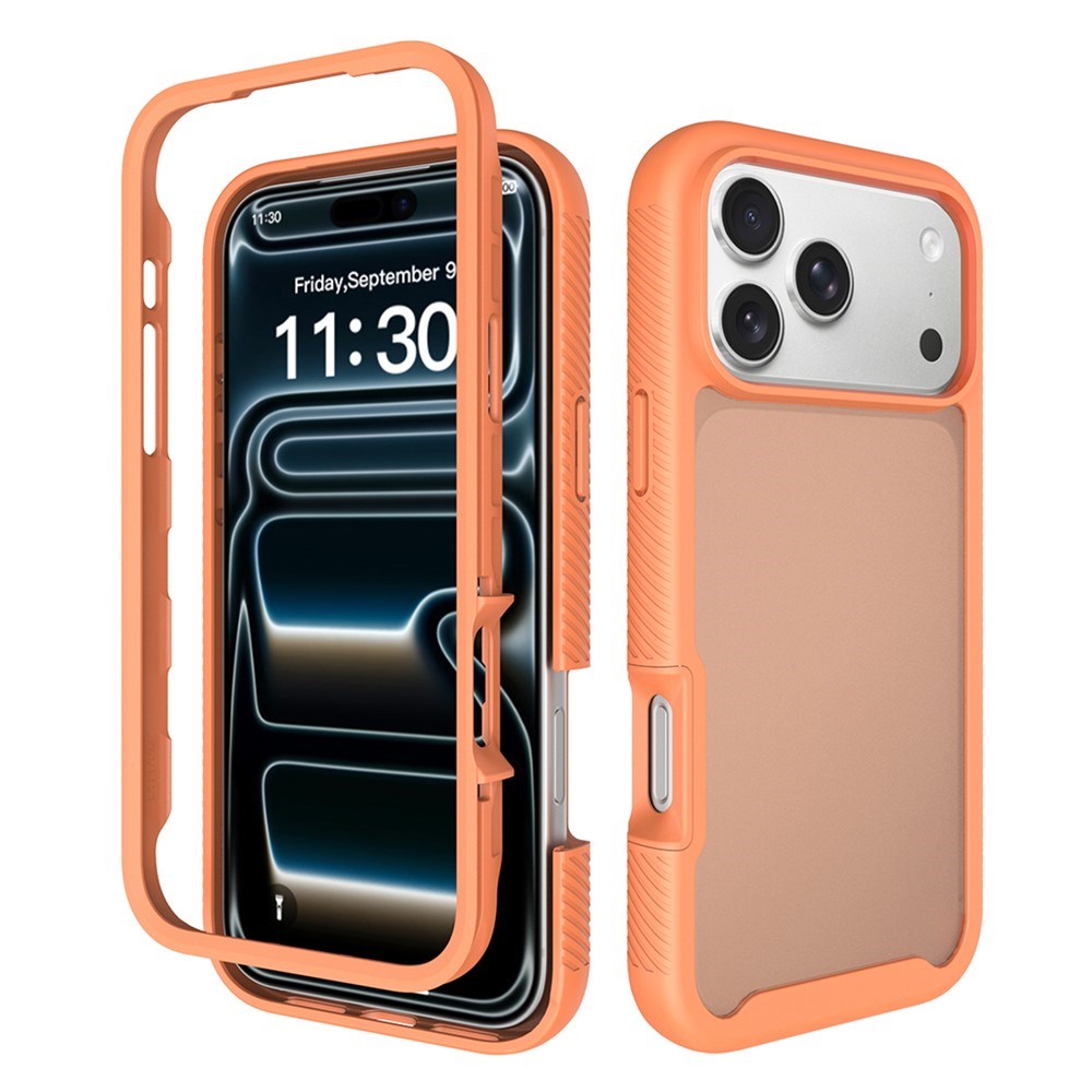 iPhone 18 Pro Max / 17 Pro Max EIDERWOOD Two-Piece Matte Hybrid Plastic Case - Orange