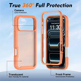 iPhone 18 Pro Max / 17 Pro Max EIDERWOOD Two-Piece Matte Hybrid Plastic Case - Orange