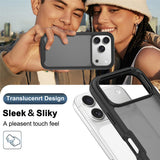 iPhone 18 Pro / 17 Pro EIDERWOOD Two-Piece Matte Hybrid Plastic Case - Black
