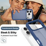 iPhone 18 Pro / 17 Pro EIDERWOOD Two-Piece Matte Hybrid Plastic Case - Blue