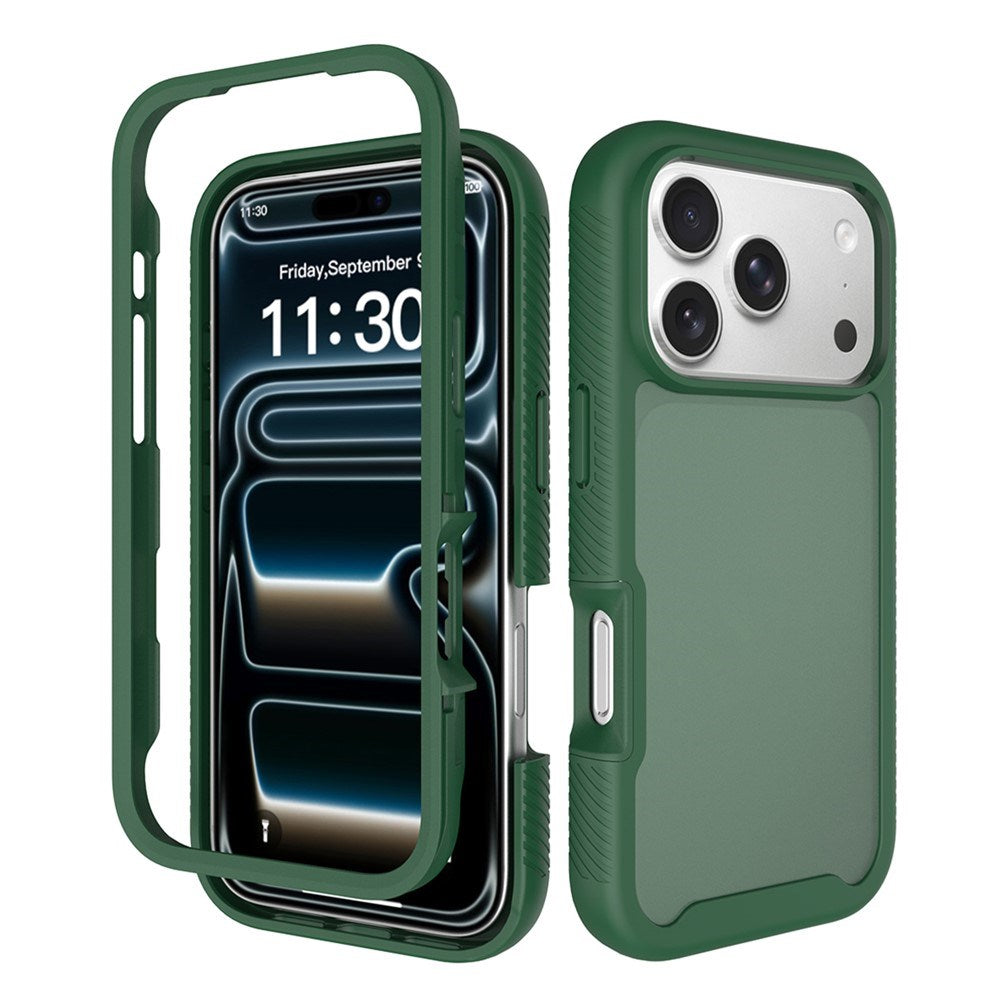 iPhone 18 Pro / 17 Pro EIDERWOOD Two-Piece Matte Hybrid Plastic Case - Green