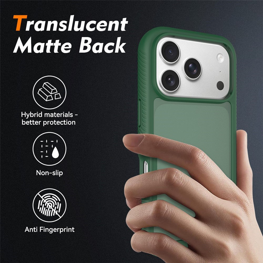 iPhone 18 Pro / 17 Pro EIDERWOOD Two-Piece Matte Hybrid Plastic Case - Green