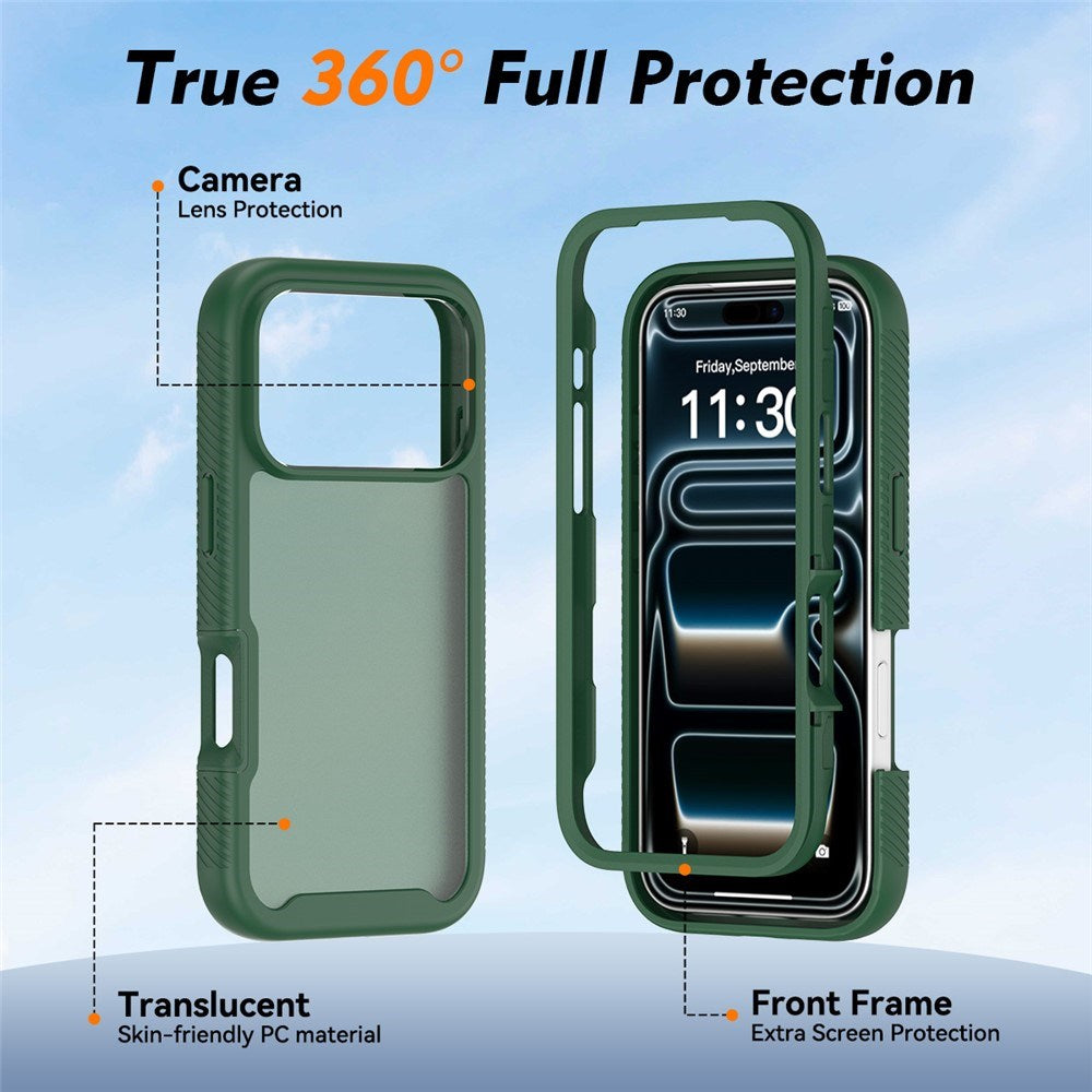 iPhone 18 Pro / 17 Pro EIDERWOOD Two-Piece Matte Hybrid Plastic Case - Green