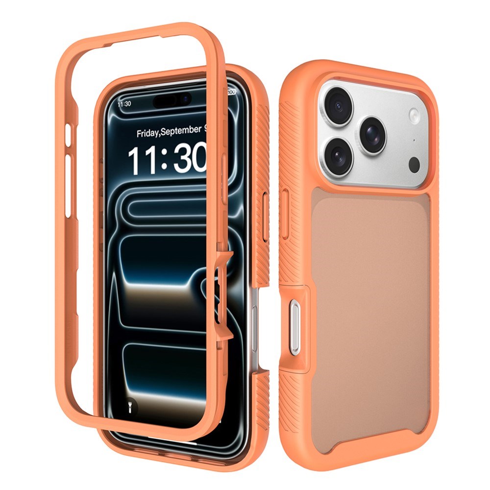 iPhone 18 Pro / 17 Pro EIDERWOOD Two-Piece Matte Hybrid Plastic Case - Orange