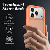 iPhone 18 Pro / 17 Pro EIDERWOOD Two-Piece Matte Hybrid Plastic Case - Orange