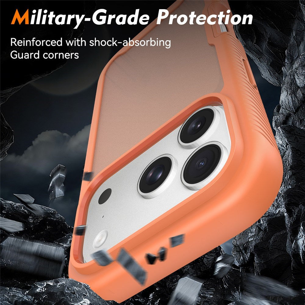 iPhone 18 Pro / 17 Pro EIDERWOOD Two-Piece Matte Hybrid Plastic Case - Orange