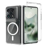 Motorola Razr Fold EIDERWOOD Hybrid Plastic Case - MagSafe Compatible - Transparent