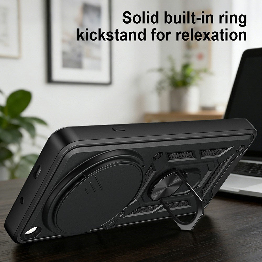 OPPO Find X9 Ultra EIDERWOOD Tough Case with 360° Rotatable Camslider & Kickstand - Black