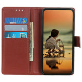OPPO Find X9 Ultra EIDERWOOD Faux Leather Flip Case with Card Holder & Stand Function - Brown