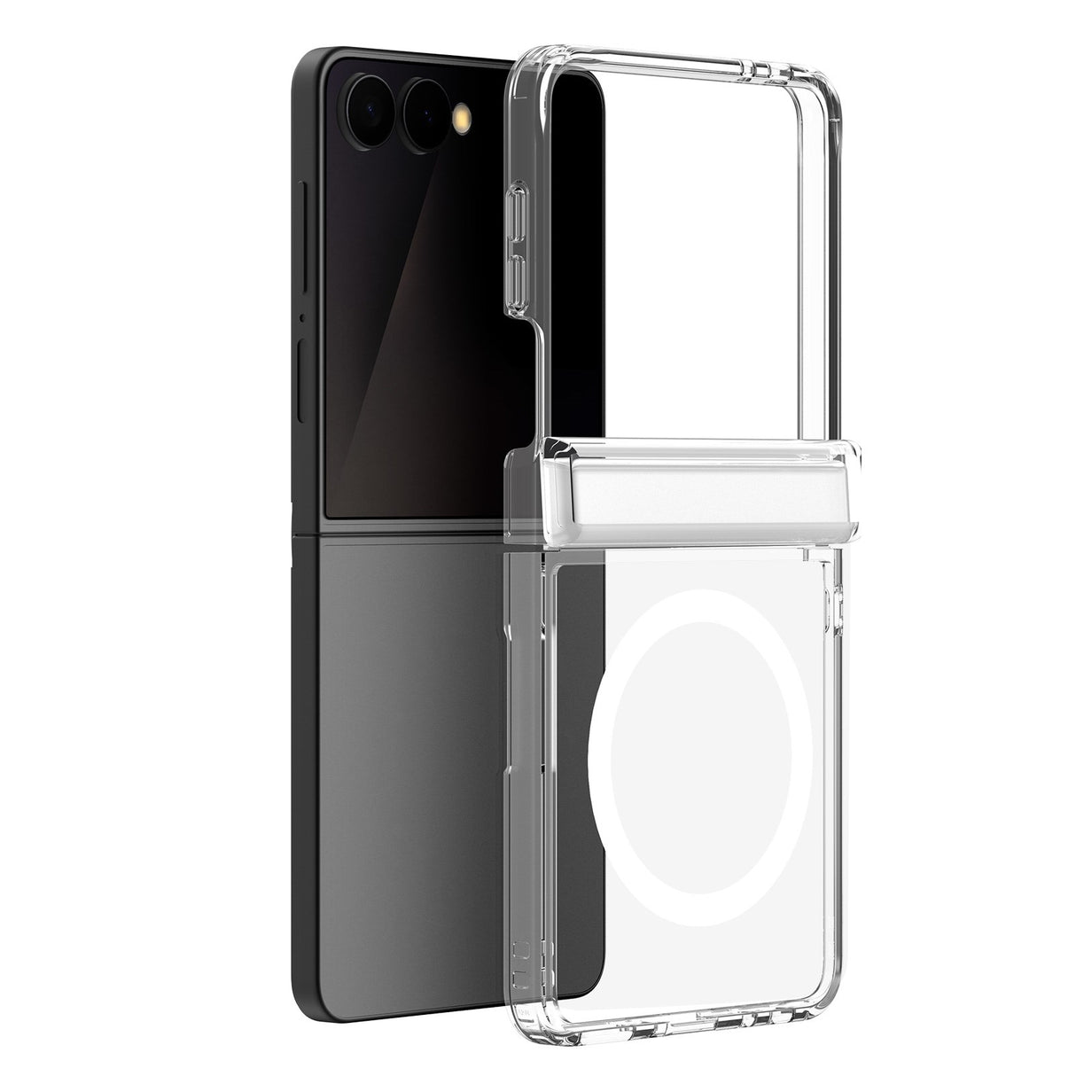 Samsung Galaxy Z Flip8 DUX DUCIS Hybrid Case - MagSafe Compatible - Transparent