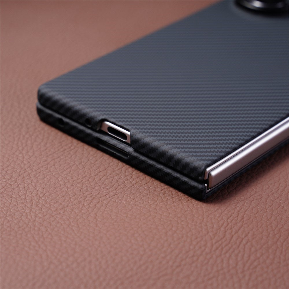 Samsung Galaxy Z Fold8 Hard Plastic Carbon Case - MagSafe Compatible - Gray