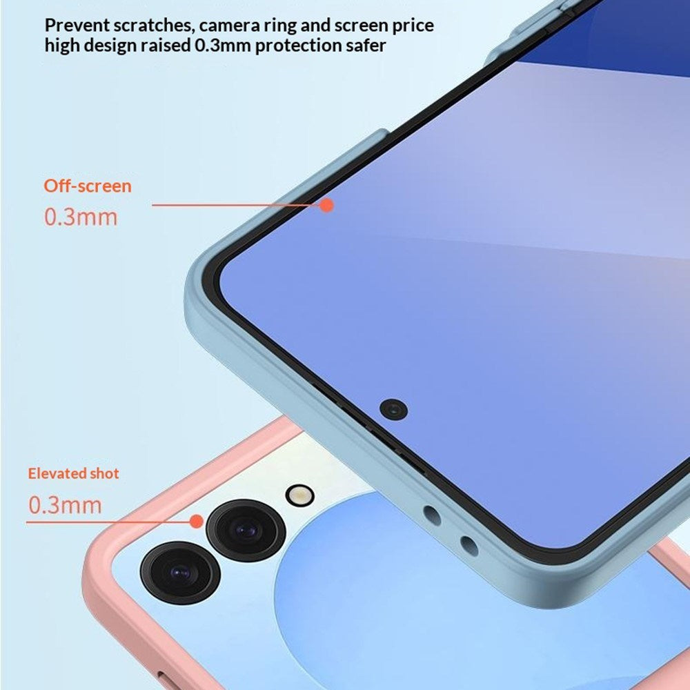 Samsung Galaxy Z Flip8 EIDERWOOD Hard Plastic Case with Hinge - Blue