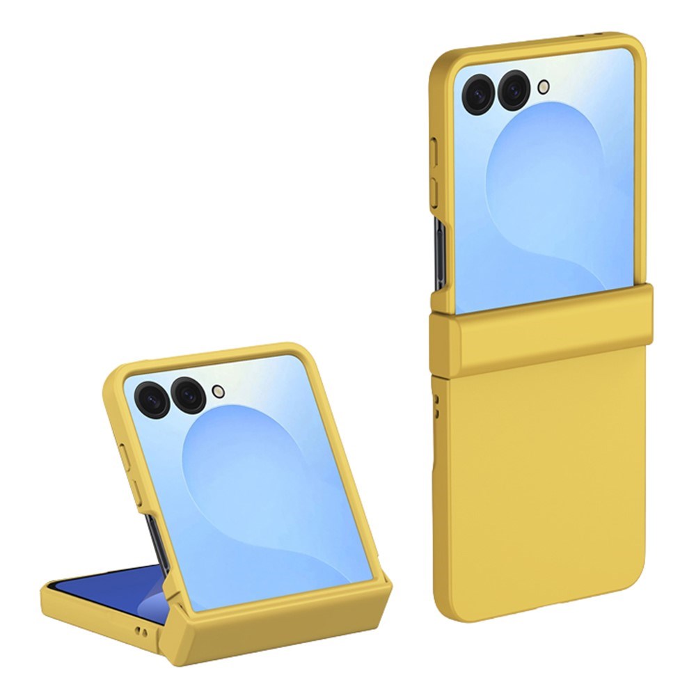 Samsung Galaxy Z Flip8 EIDERWOOD Hard Plastic Case with Hinge - Yellow