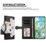 iPhone 18 / 17 Flipcase with 3D Cat Ears - Card Holder & Stand Function - Black