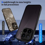 Xiaomi 17T Pro Hybrid Case with Matte Surface - Black / Transparent