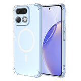 Realme 16 Pro EIDERWOOD Hybrid Plastic Case with Shock-Absorbing Corners - MagSafe Compatible - Transparent