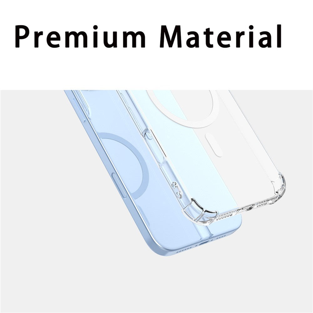 Realme 16 Pro EIDERWOOD Hybrid Plastic Case with Shock-Absorbing Corners - MagSafe Compatible - Transparent