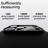 iPhone 17 Pro AULUMU Faux Leather Case - MagSafe Compatible - Black
