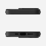 iPhone 17 AULUMU Faux Leather Case - MagSafe Compatible - Black