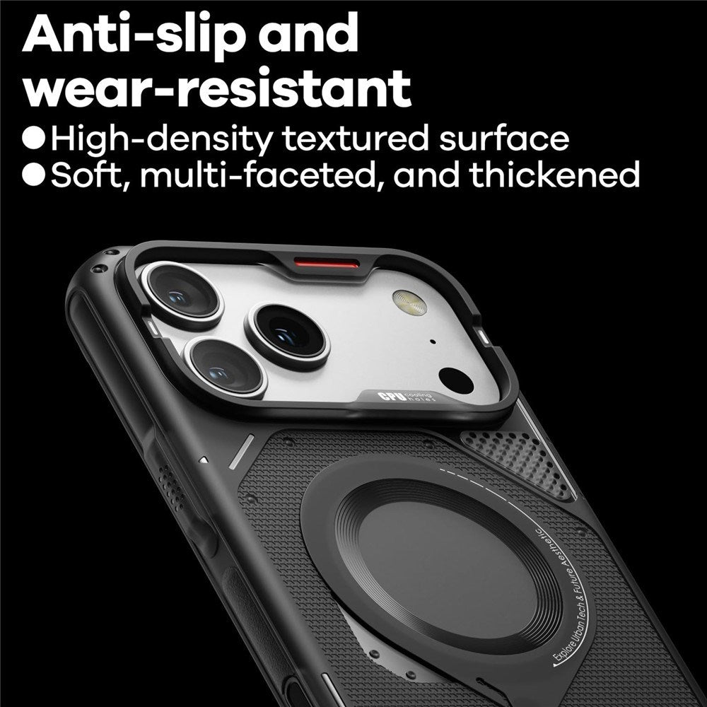 iPhone 17 Pro AULUMU Heat Dissipating Flexible Case - MagSafe Compatible - Black