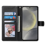 Samsung Galaxy S26 FE EIDERWOOD Flip Case with Wallet and Strap - Black