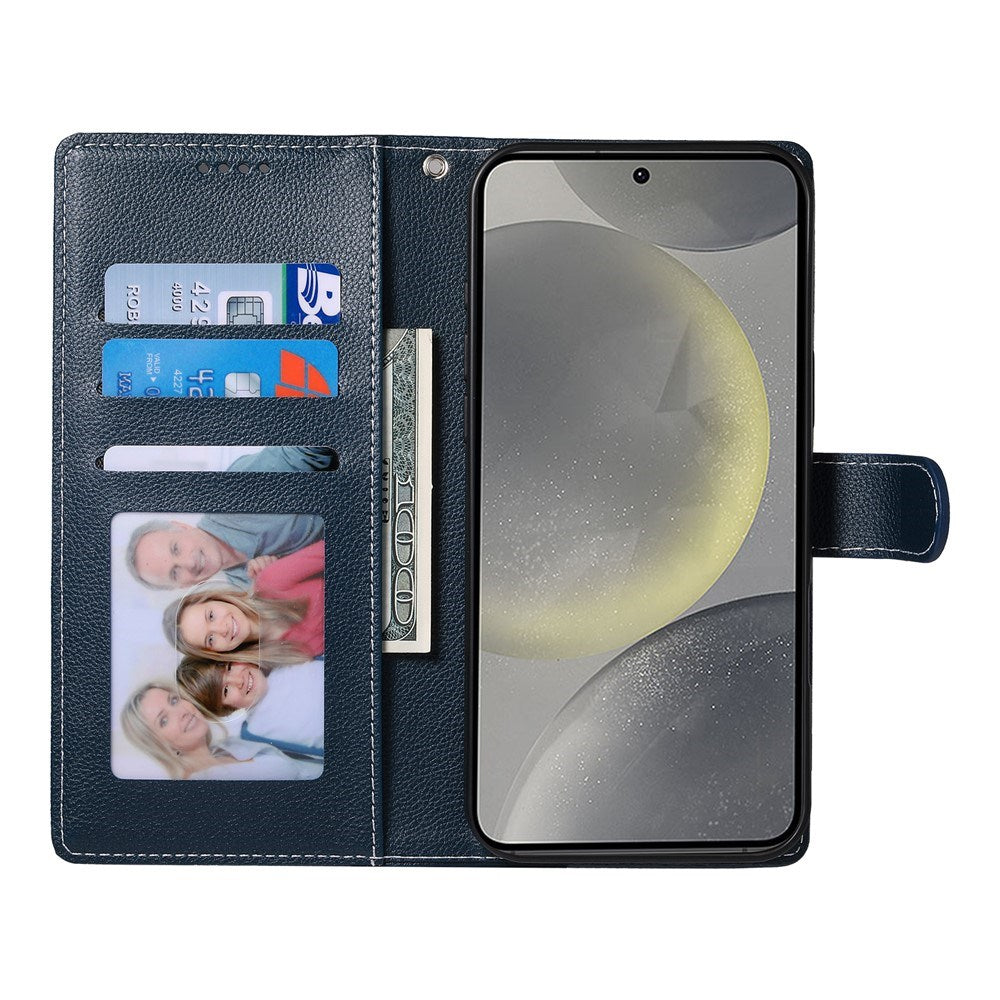 Samsung Galaxy S26 FE EIDERWOOD Flip Case with Card Holder and Strop - Blue