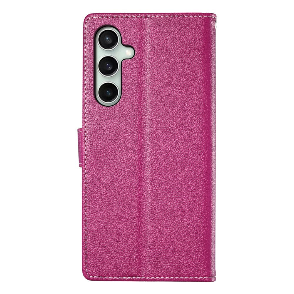 Samsung Galaxy S26 FE EIDERWOOD Flip Case with Card Holder and Strop - Pink