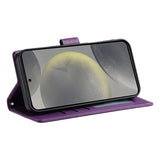 Samsung Galaxy S26 FE EIDERWOOD Flip Case with Card Holder and Strop - Purple