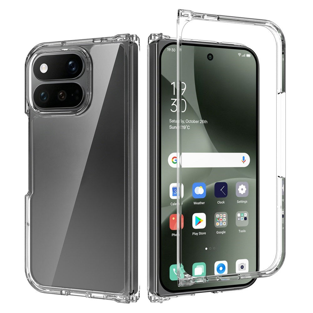 Google Pixel 11 Pro Fold EIDERWOOD Hybrid Plastic Case - Transparent