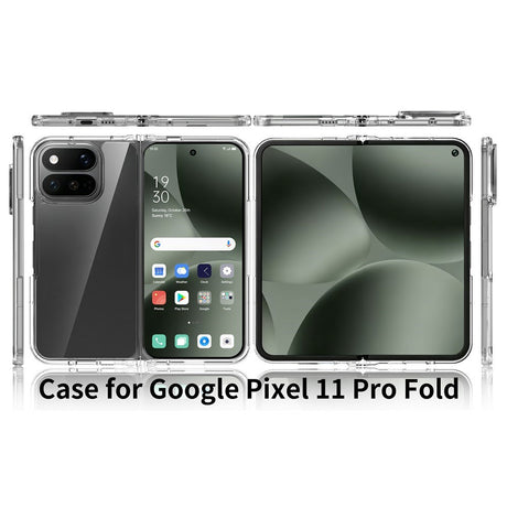 Google Pixel 11 Pro Fold EIDERWOOD Hybrid Plastic Case - Transparent