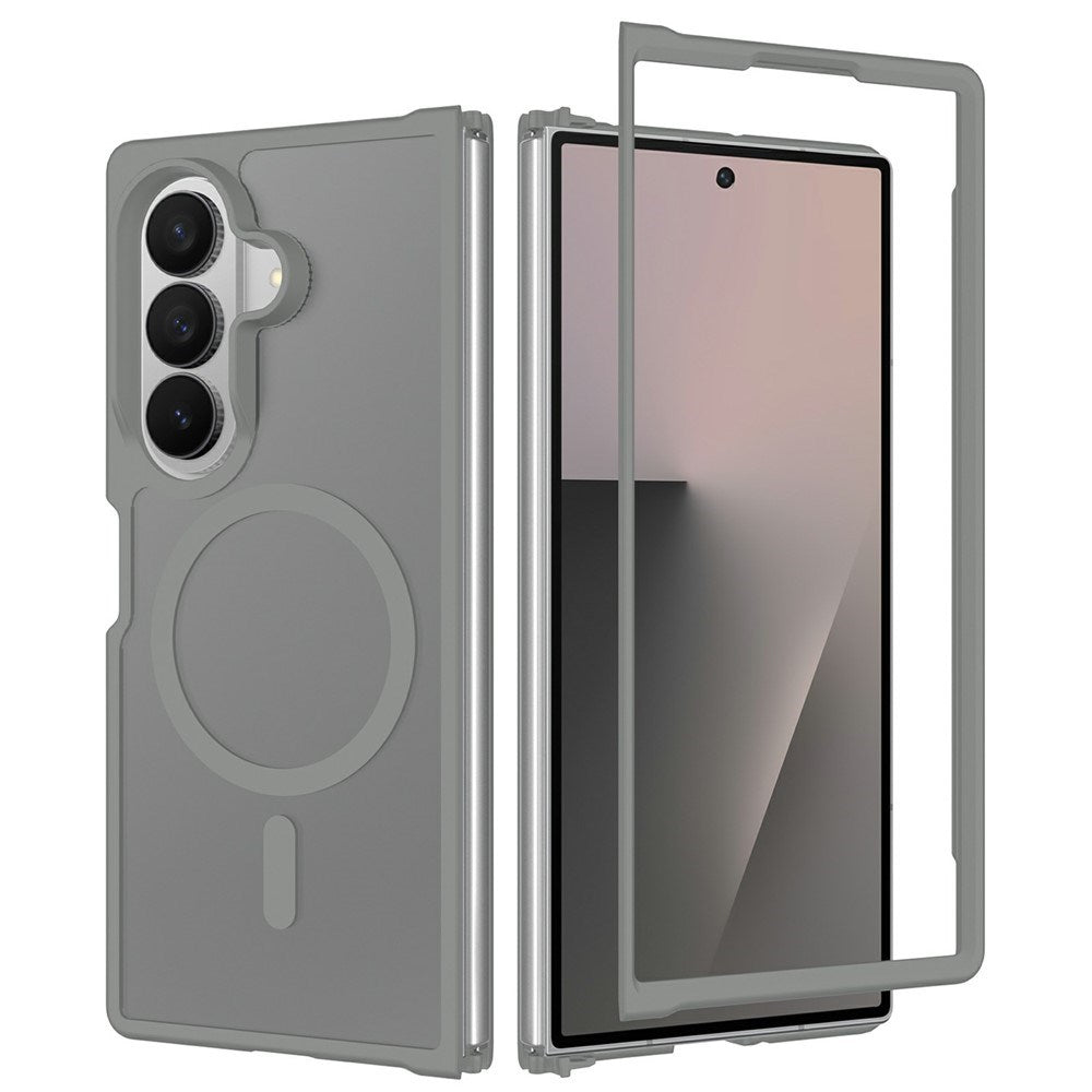 Samsung Galaxy Z Fold8 Ultra Matte Flexible Plastic Case - MagSafe Compatible - Grey
