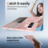 Samsung Galaxy Z Fold8 Matte Flexible Plastic Case - MagSafe Compatible - Pink