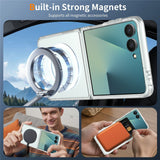 Samsung Galaxy Z Flip8 Matte Flexible Plastic Case - MagSafe Compatible - Transparent