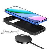 Google Pixel 11 ABEEL Hybrid Case with Carbon Fiber Texture - Black / Blue