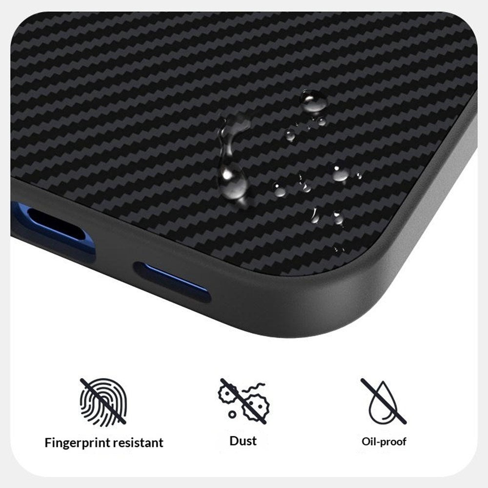 Google Pixel 11 ABEEL Hybrid Case with Carbon Fiber Texture - Black / Green