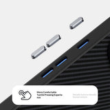 Google Pixel 11 Pro XL ABEEL Hybrid Case with Carbon Fiber Texture - Black