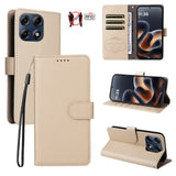 Motorola Edge 70 Pro EIDERWOOD Faux Leather Flip Case with Strap - Beige