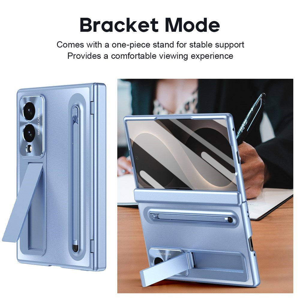 Samsung Galaxy Z Fold8 EIDERWOOD Case with Stylus Pen & Kickstand - Blue