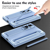 Samsung Galaxy Z Fold8 EIDERWOOD Case with Stylus Pen & Kickstand - Blue