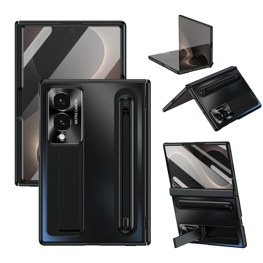 Samsung Galaxy Z Fold8 EIDERWOOD Case with Stylus Pen & Kickstand - Black
