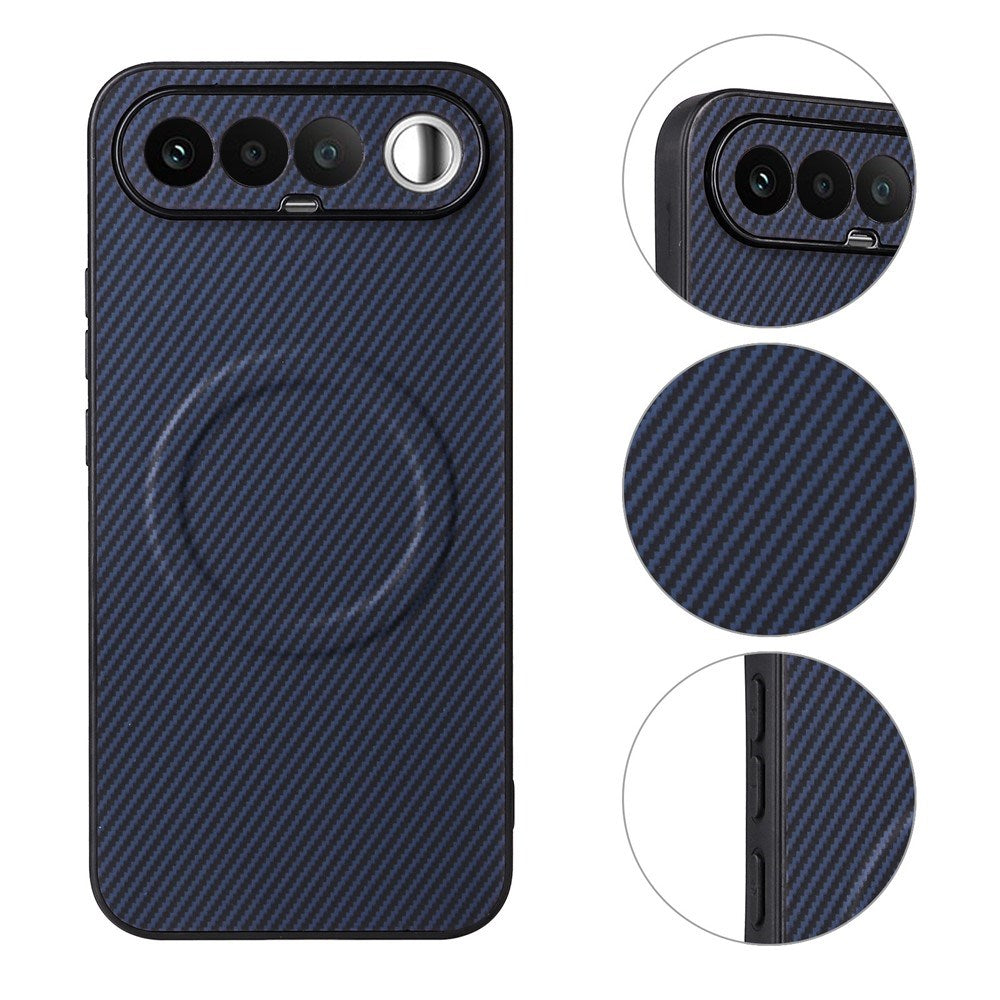 Realme 16 EIDERWOOD Hybrid Carbon Case - MagSafe Compatible - Blue