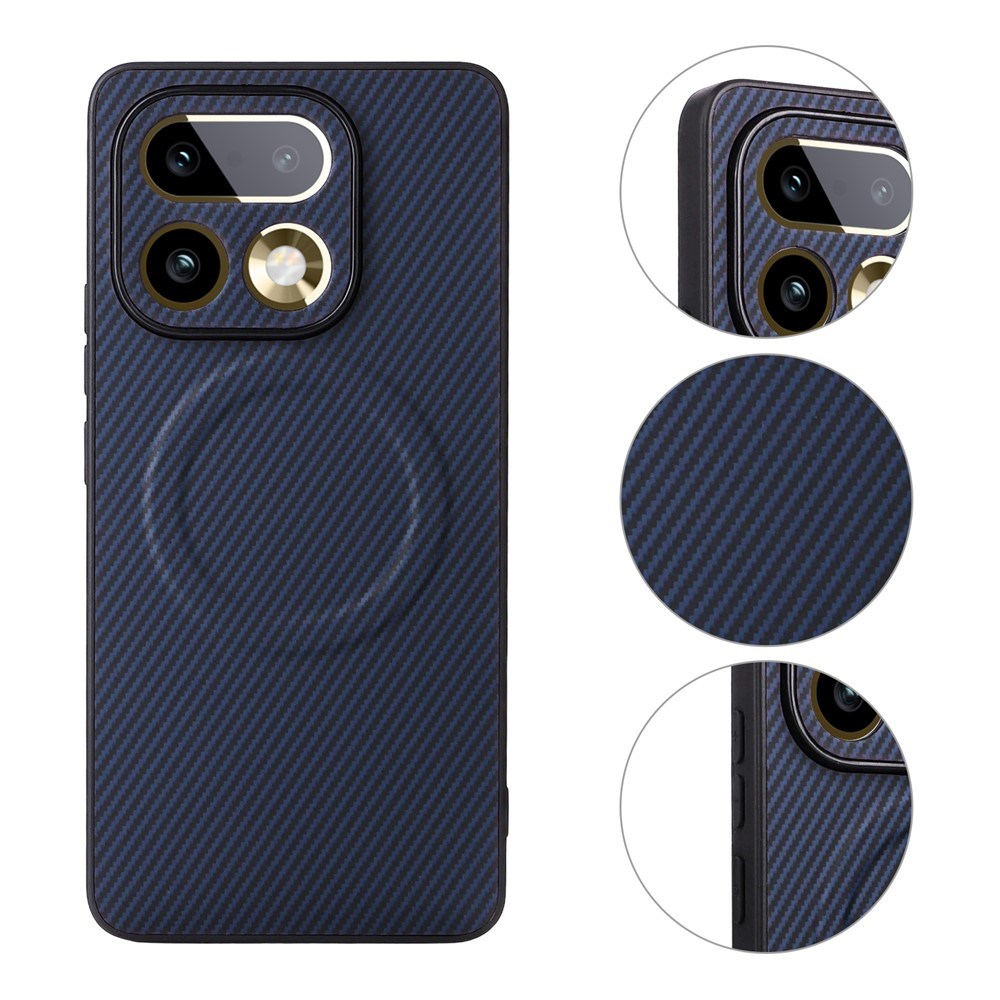 Realme 16 Pro EIDERWOOD Hybrid Carbon Case - MagSafe Compatible - Blue
