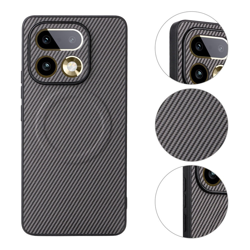 Realme 16 Pro+ EIDERWOOD Hybrid Carbon Case - MagSafe Compatible - Grey