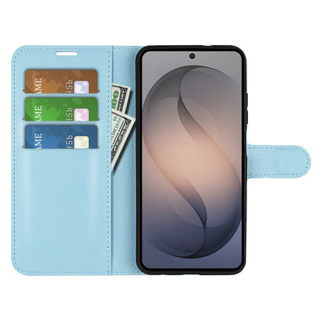 Samsung Galaxy S26 FE EIDERWOOD Flip Case with Card Holder & Stand Function - Blue
