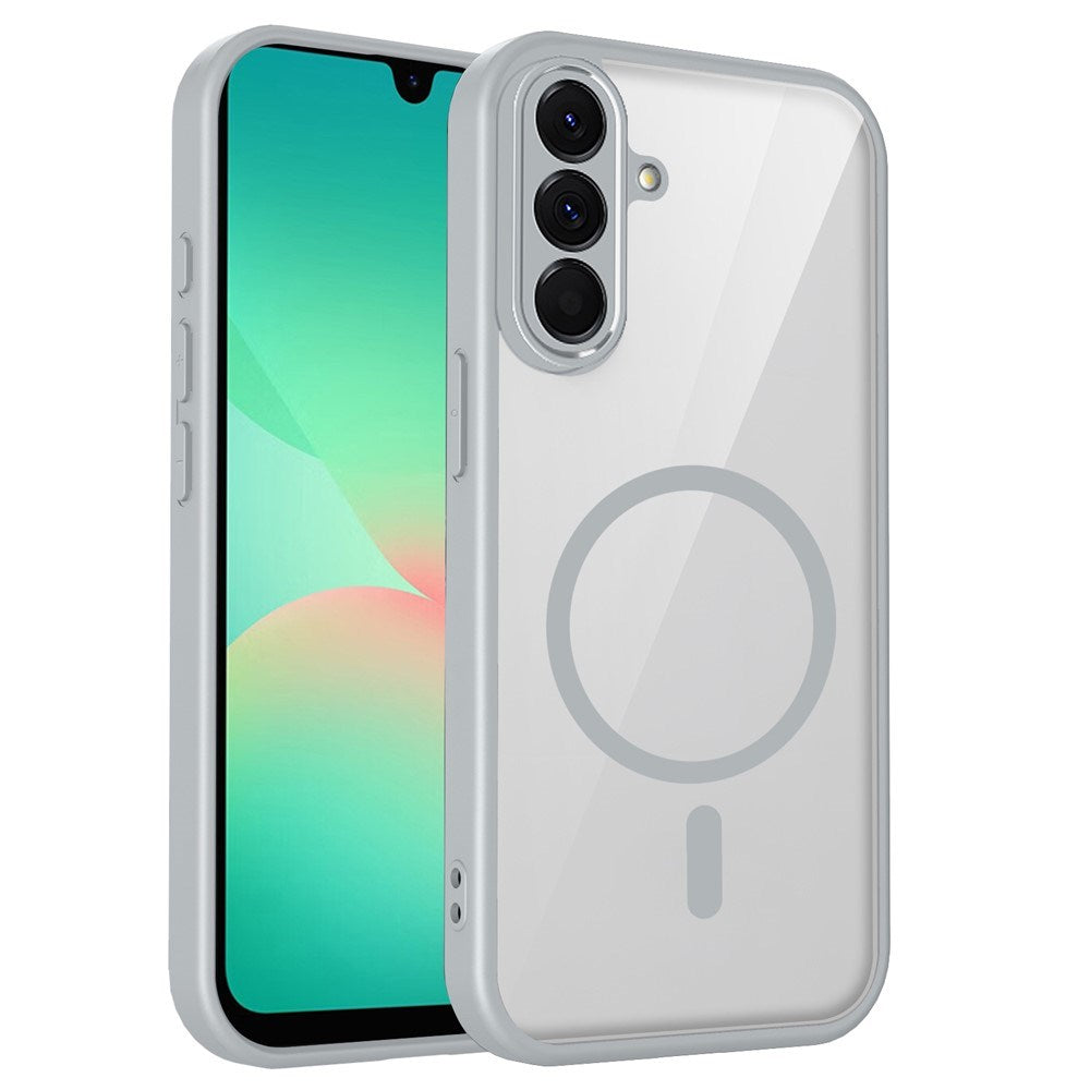 Samsung Galaxy A27 EIDERWOOD Hybrid Plastic Case - MagSafe Compatible - Clear / Grey