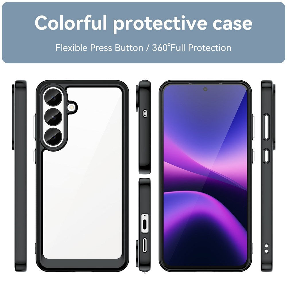 Samsung Galaxy S26 FE EIDERWOOD Hybrid Phone Case - Transparent / Black