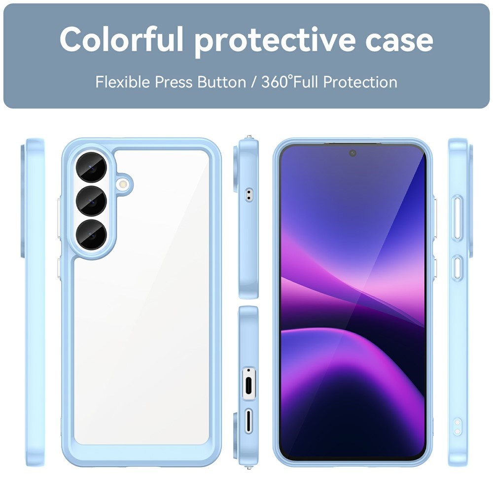 Samsung Galaxy S26 FE EIDERWOOD Hybrid Phone Case - Transparent / Blue