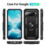 Google Pixel 11 / 11 Pro EIDERWOOD Tough Case with 360 Rotatable Kickstand - Black