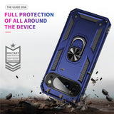 Google Pixel 11 / 11 Pro EIDERWOOD Tough Case with 360 Rotatable Kickstand - Blue
